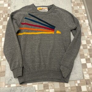 Aviator nation gray crewneck